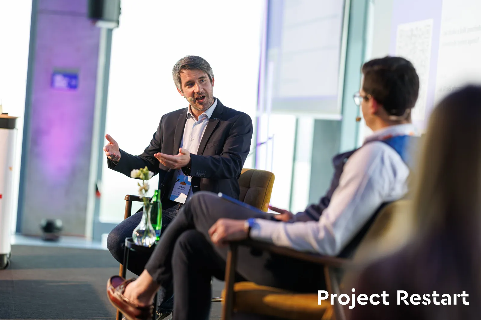Project Restart 2026 — Jiří George Dolejš na pódiu, foto 06