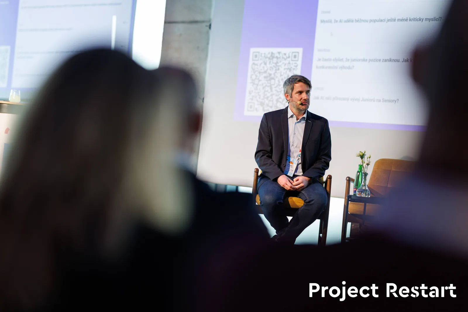 Project Restart 2026 — Jiří George Dolejš na pódiu, foto 08